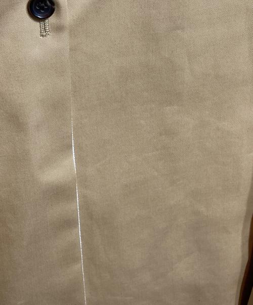 THOM BROWNE. NEW YORK（トムブラウン ニューヨーク）THOM BROWNE. NEW YORK (トムブラウンニューヨーク) クラシックバルカラーオーバーコート ベージュ サイズ:2の古着・服飾アイテム
