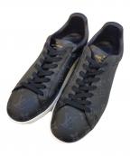 LOUIS VUITTONルイ ヴィトン）の古着「レザースニーカー」｜ブラック×ホワイト