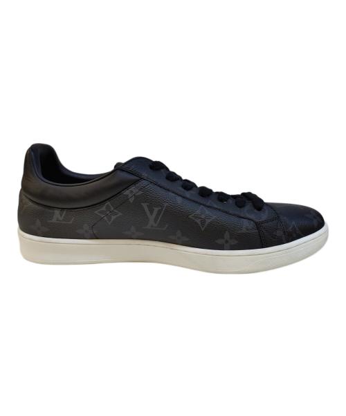 LOUIS VUITTON（ルイ ヴィトン）LOUIS VUITTON (ルイ ヴィトン) レザースニーカー ブラック×ホワイト サイズ:7 1/2の古着・服飾アイテム