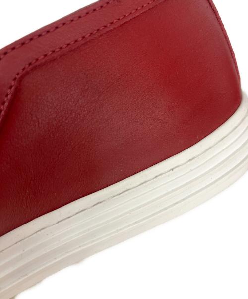 GUCCI（グッチ）GUCCI (グッチ) レザースリッポン レッド サイズ:SIZE7の古着・服飾アイテム