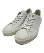 GIVENCHYジバンシィ）の古着「レザー シティ・スポーツ スニーカー」｜ホワイト×ブラック