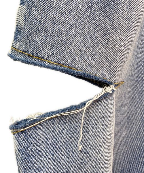 Maison Margiela（メゾンマルジェラ）Maison Margiela (メゾンマルジェラ) スラッシュディテールデニムパンツ ブルー サイズ:36の古着・服飾アイテム
