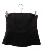 gajessガジェス）の古着「ビスチェ」｜ブラック