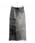 th products (ティーエイチプロダクツ) ロングオープンスカート グレー：6000円