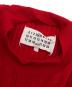 中古・古着 Maison Margiela (メゾンマルジェラ) リブウール五分袖ニットセーター レッド サイズ:XS：8000円