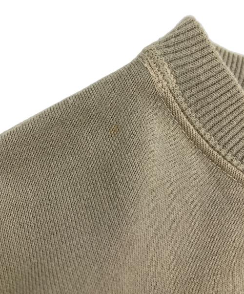 MAISON EUREKA（メゾンエウレカ）MAISON EUREKA (メゾンエウレカ) SLACK SWEAT SHIRT ベージュ サイズ:FREEの古着・服飾アイテム