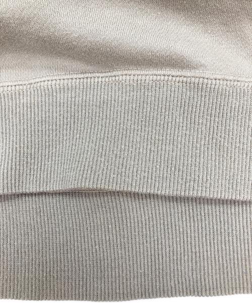 MAISON EUREKA（メゾンエウレカ）MAISON EUREKA (メゾンエウレカ) SLACK SWEAT SHIRT ベージュ サイズ:FREEの古着・服飾アイテム