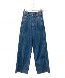 holiday（ホリデー）の古着「TUCK DENIM PANTS」｜インディゴ