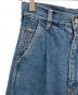 中古・古着 HOLIDAY (ホリデー) TUCK DENIM PANTS インディゴ：6000円