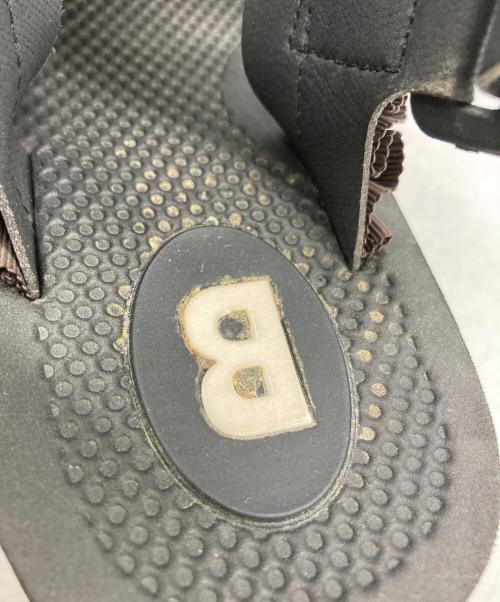 suecomma bonnie（シューコンマ ボニー）SUECOMMA BONNIE (シューコンマ ボニー) リボンフリルスポーツサンダル ブラック サイズ:XSの古着・服飾アイテム