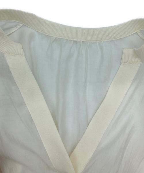 ARPEGE STORY（アルページュストーリー）ARPEGE STORY (アルページュストーリー) シアーブルゾンカーディガン ホワイト サイズ:2の古着・服飾アイテム