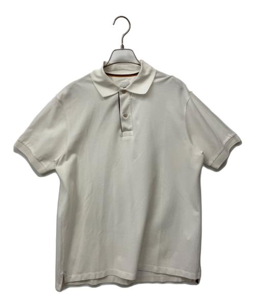 PAUL SMITH（ポールスミス）Paul Smith (ポールスミス) ポロシャツ ホワイト サイズ:Mの古着・服飾アイテム