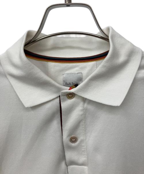 PAUL SMITH（ポールスミス）Paul Smith (ポールスミス) ポロシャツ ホワイト サイズ:Mの古着・服飾アイテム
