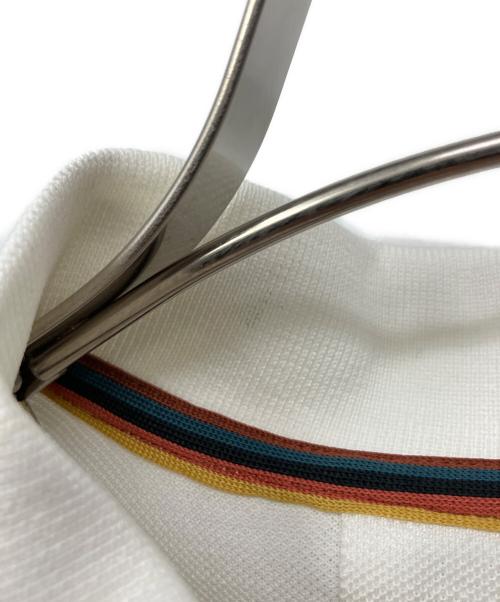PAUL SMITH（ポールスミス）Paul Smith (ポールスミス) ポロシャツ ホワイト サイズ:Mの古着・服飾アイテム