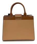 Kate Spadeケイトスペード）の古着「リーガン カラーブロック サッチェル」｜ブラウン