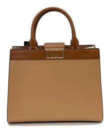 Kate Spade（ケイトスペード）の古着「リーガン カラーブロック サッチェル」｜ブラウン