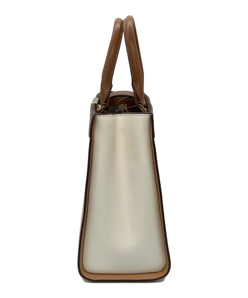 Kate Spade（ケイトスペード）Kate Spade (ケイトスペード) リーガン カラーブロック サッチェル ブラウン 未使用品の古着・服飾アイテム