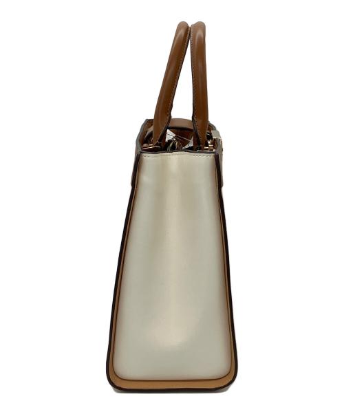 Kate Spade（ケイトスペード）Kate Spade (ケイトスペード) リーガン カラーブロック サッチェル ブラウン 未使用品の古着・服飾アイテム