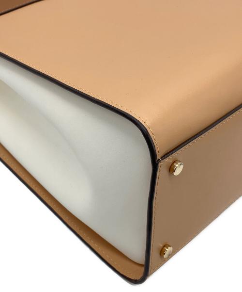 Kate Spade（ケイトスペード）Kate Spade (ケイトスペード) リーガン カラーブロック サッチェル ブラウン 未使用品の古着・服飾アイテム