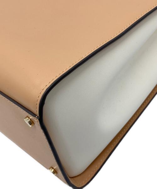 Kate Spade（ケイトスペード）Kate Spade (ケイトスペード) リーガン カラーブロック サッチェル ブラウン 未使用品の古着・服飾アイテム