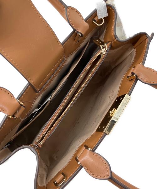 Kate Spade（ケイトスペード）Kate Spade (ケイトスペード) リーガン カラーブロック サッチェル ブラウン 未使用品の古着・服飾アイテム