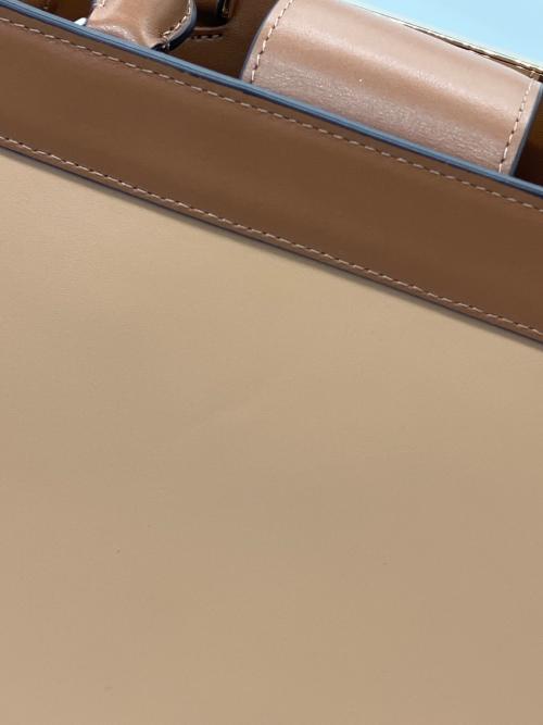 Kate Spade（ケイトスペード）Kate Spade (ケイトスペード) リーガン カラーブロック サッチェル ブラウン 未使用品の古着・服飾アイテム