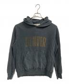 REMI RELIEFレミレリーフ）の古着「ロゴ裏毛パーカー」｜ブラック