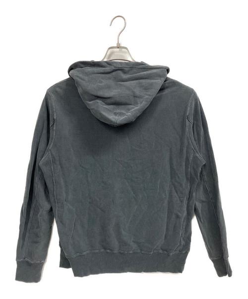 REMI RELIEF（レミレリーフ）REMI RELIEF (レミレリーフ) ロゴ裏毛パーカー ブラック サイズ:Mの古着・服飾アイテム