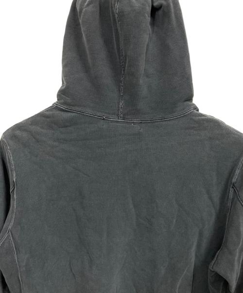 REMI RELIEF（レミレリーフ）REMI RELIEF (レミレリーフ) ロゴ裏毛パーカー ブラック サイズ:Mの古着・服飾アイテム