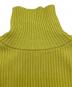 中古・古着 MURRAL (ミューラル) Sheer line sleeve rib knit イエロー サイズ:1：5000円