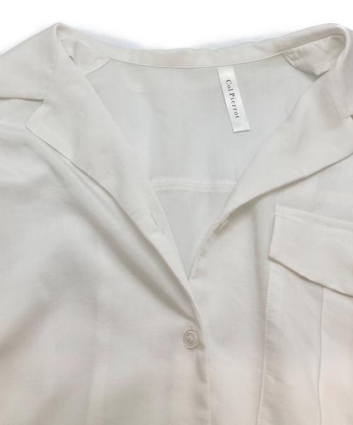 Col Pierrot（コルピエロ）Col Pierrot (コルピエロ) リヨセルドルマンシャツ ホワイト サイズ:38の古着・服飾アイテム