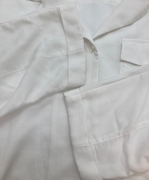 Col Pierrot（コルピエロ）Col Pierrot (コルピエロ) リヨセルドルマンシャツ ホワイト サイズ:38の古着・服飾アイテム