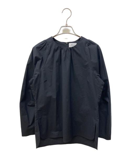 Lisiere（リジェール）Lisiere (リジェール) Col Pierrot (コルピエロ) 襟ギャザーブラウス ブラック サイズ:	SIZE 38の古着・服飾アイテム