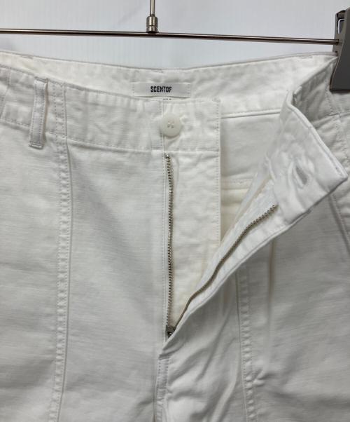 SCENTOF（セントオブ）SCENTOF (セントオブ) ベイカーパンツ ホワイト サイズ:38の古着・服飾アイテム