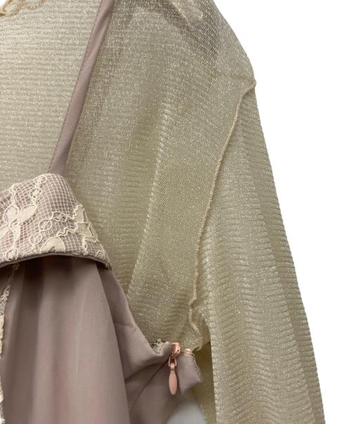 idem（イデム）idem (イデム) glitter×flower pretty lace dress ピンク サイズ:Fの古着・服飾アイテム