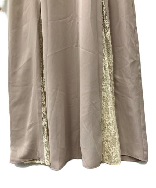 idem（イデム）idem (イデム) glitter×flower pretty lace dress ピンク サイズ:Fの古着・服飾アイテム