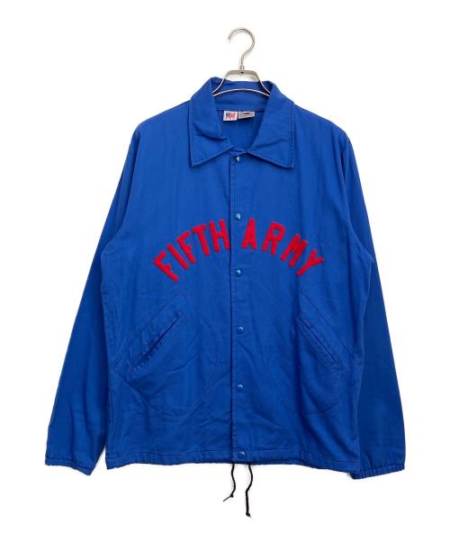 EBBETS FIELD FLANNELS（エベッツフィールドフランネルズ）EBBETS FIELD FLANNELS (エベッツフィールドフランネルズ) コーチジャケット ブルー サイズ:Lの古着・服飾アイテム