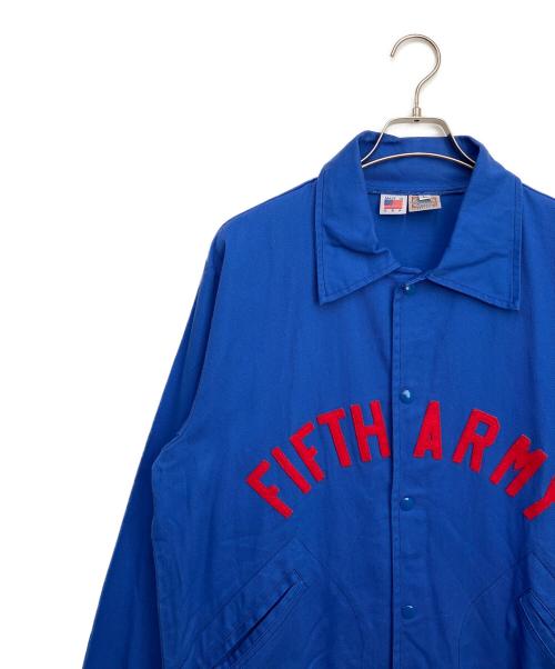 EBBETS FIELD FLANNELS（エベッツフィールドフランネルズ）EBBETS FIELD FLANNELS (エベッツフィールドフランネルズ) コーチジャケット ブルー サイズ:Lの古着・服飾アイテム