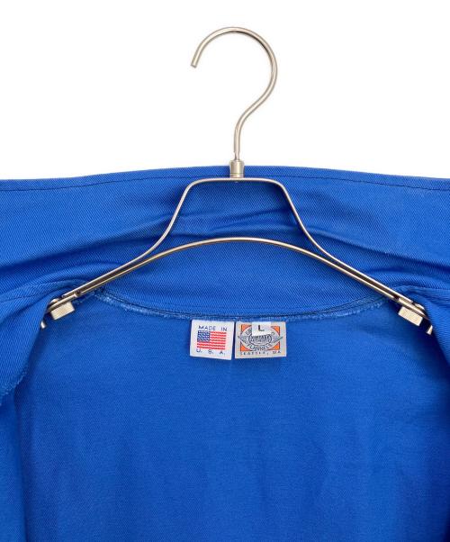 EBBETS FIELD FLANNELS（エベッツフィールドフランネルズ）EBBETS FIELD FLANNELS (エベッツフィールドフランネルズ) コーチジャケット ブルー サイズ:Lの古着・服飾アイテム