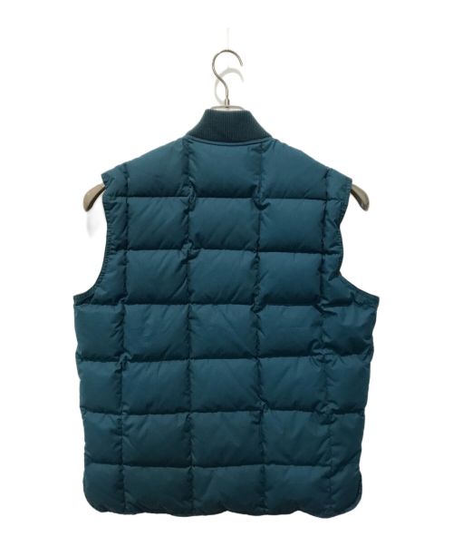 Eddie Bauer（エディーバウアー）Eddie Bauer (エディーバウアー) ダウンベスト ブルー サイズ:Mの古着・服飾アイテム