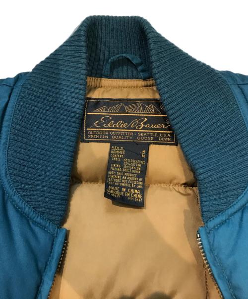 Eddie Bauer（エディーバウアー）Eddie Bauer (エディーバウアー) ダウンベスト ブルー サイズ:Mの古着・服飾アイテム