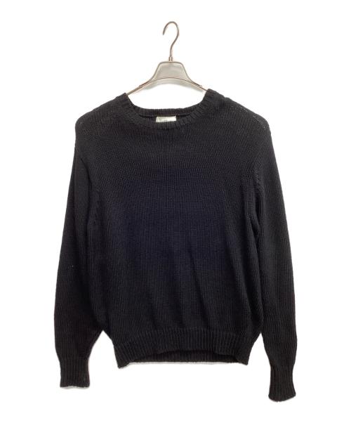 HERILL（ヘリル）HERILL (ヘリル) Cotton code Crew neck ブラック サイズ:3の古着・服飾アイテム