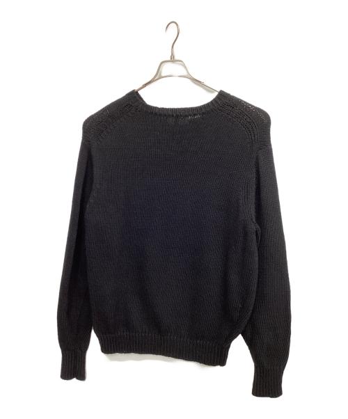 HERILL（ヘリル）HERILL (ヘリル) Cotton code Crew neck ブラック サイズ:3の古着・服飾アイテム