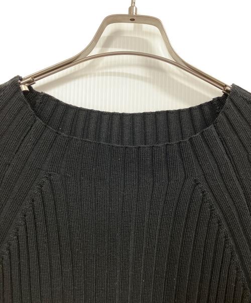 allureville（アルアバイル）allureville (アルアバイル) ファーカフスニット ブラック サイズ:2の古着・服飾アイテム