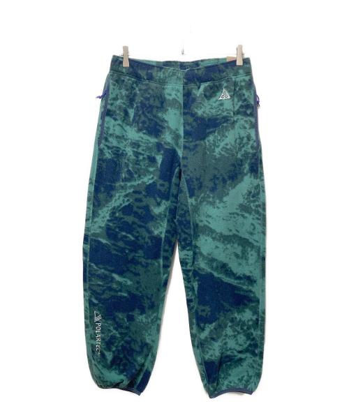 NIKE ACG（ナイキエーシージー）NIKE ACG (ナイキエーシージー) オールオーバー プリント パンツ グリーン サイズ:Ｌの古着・服飾アイテム