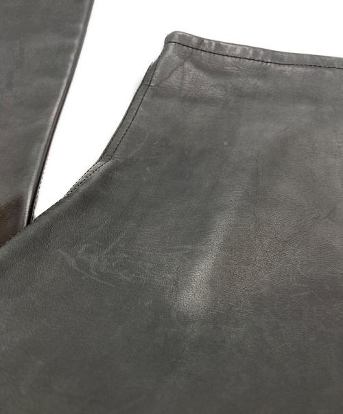 eYe COMME des GARCONS JUNYAWATANABE MAN（アイ コム デ ギャルソン ジュンヤ ワタナベ マン）eYe COMME des GARCONS JUNYAWATANABE MAN (アイ コム デ ギャルソン ジュンヤ ワタナベ マン) LEVI'S (リーバイス) ホースレザー切替パンツ ブラック サイズ:XSの古着・服飾アイテム