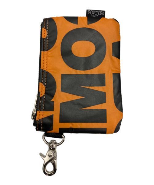 COMME des GARCONS（コムデギャルソン）COMME des GARCONS (コムデギャルソン) PORTER (ポーター) HELMET BAG(S) ブラック×オレンジの古着・服飾アイテム