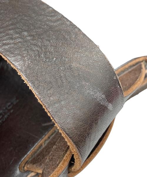 ARTS&SCIENCE（アーツアンドサイエンス）ARTS&SCIENCE (アーツアンドサイエンス) レザーサンダル ブラウン サイズ:-の古着・服飾アイテム