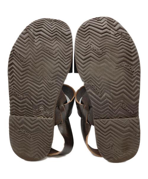 ARTS&SCIENCE（アーツアンドサイエンス）ARTS&SCIENCE (アーツアンドサイエンス) レザーサンダル ブラウン サイズ:-の古着・服飾アイテム