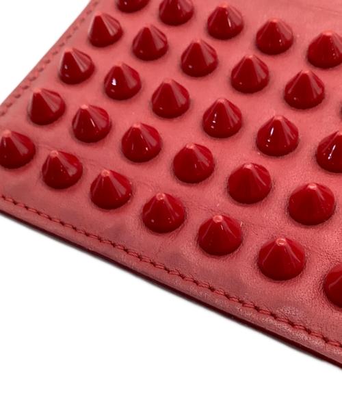 Christian Louboutin（クリスチャン・ルブタン）Christian Louboutin (クリスチャン・ルブタン) カードケース レッドの古着・服飾アイテム